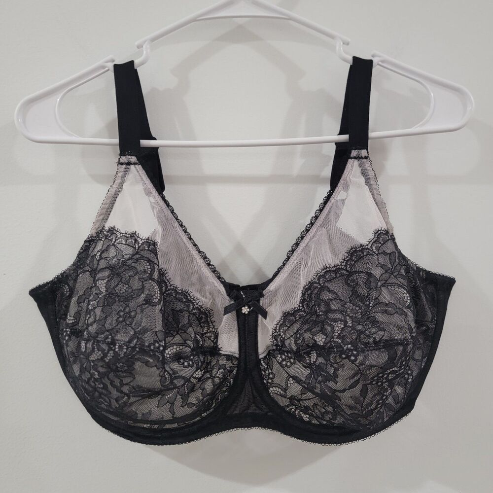 Elegant Black Lace Bra
